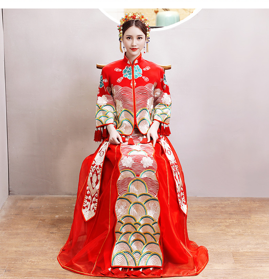 探索最新秀禾服款式,时尚与传统的完美融合